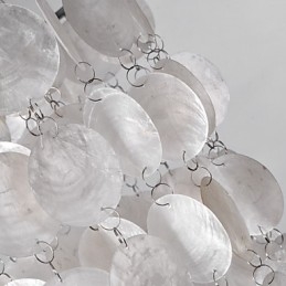 Luminária pendente cromada estilo mini contemporânea moderna