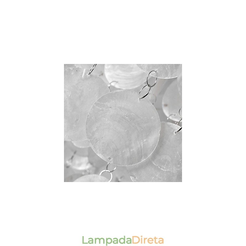 Luminária pendente cromada estilo mini contemporânea moderna