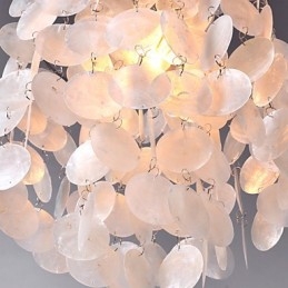 Luminária pendente cromada estilo mini contemporânea moderna