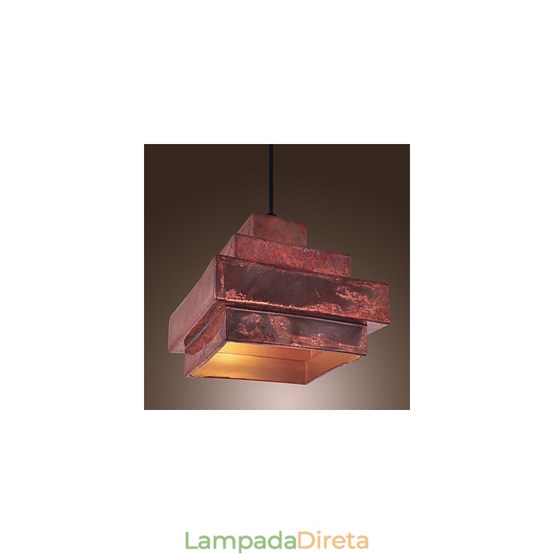 Luminária pendente estilo mini clássico tradicional com pintura