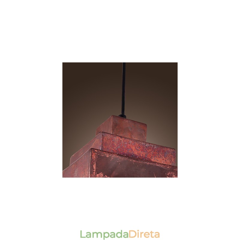 Luminária pendente estilo mini clássico tradicional com pintura