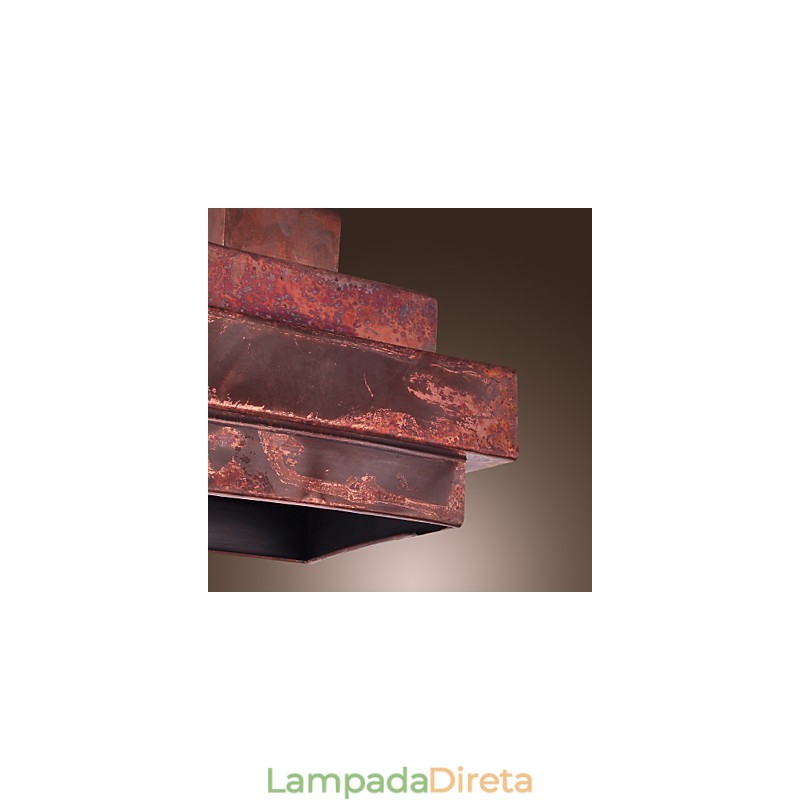 Luminária pendente estilo mini clássico tradicional com pintura