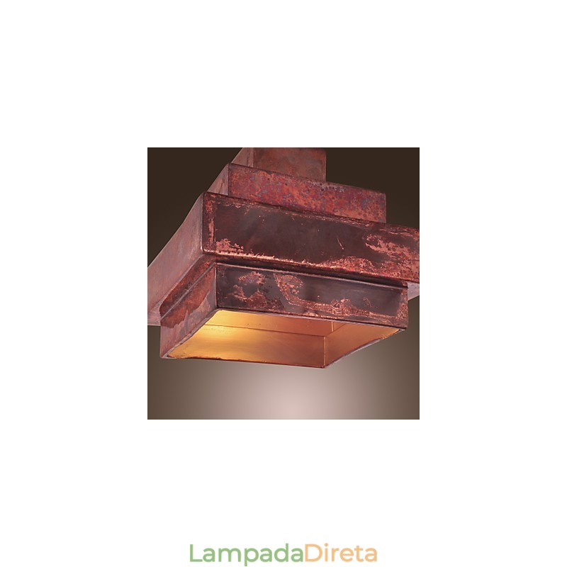 Luminária pendente estilo mini clássico tradicional com pintura