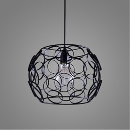 Luminárias pendentes modernas contemporâneas lanterna country metal