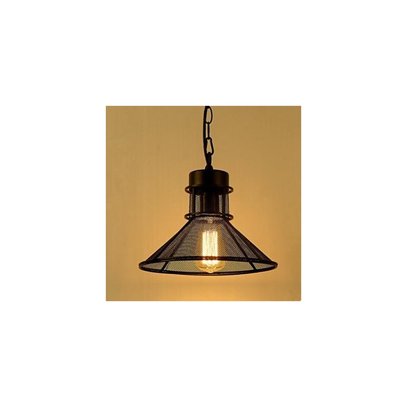 American Cafe Terrace Fashion Preto Guarda-chuva Grade Droplight