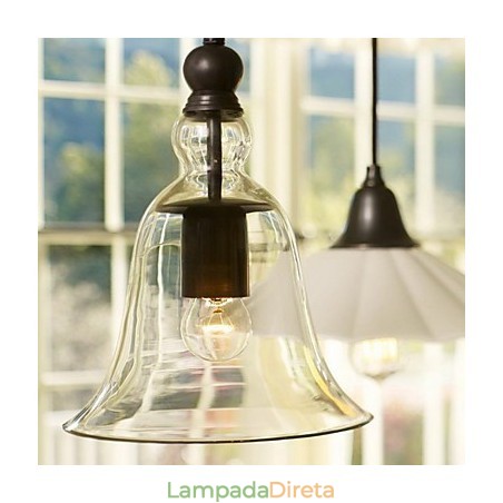 Luminária pendente estilo mini tigela vintage clássica tradicional Luminária pendente estilo mini tigela vintage clássica tradicional
