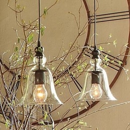 Luminária pendente estilo mini tigela vintage clássica tradicional