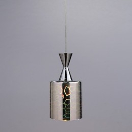 Luminária pendente cromada Dream Laser Engraving L