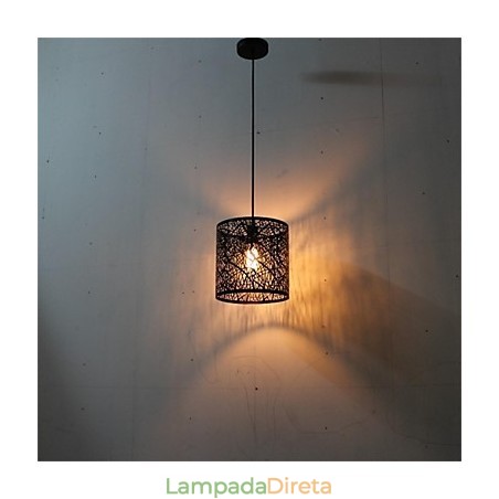 Lustre de ferro americano retrô de cabeça única Lustre de ferro americano retrô de cabeça única