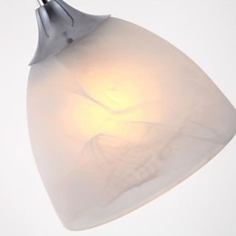 Luminária pendente oblonga com dossel para copo de vinho moderno com três luzes
