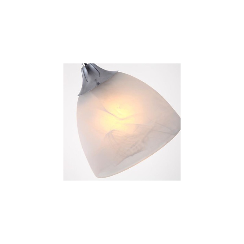 Luminária pendente oblonga com dossel para copo de vinho moderno com três luzes