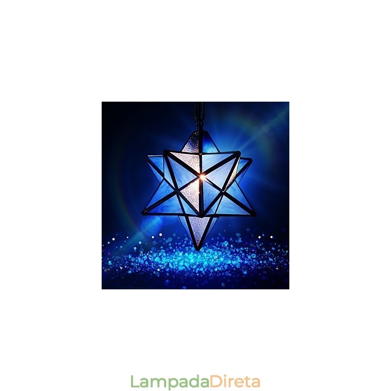 30CM Artístico Individualidade Criativa Varanda Moderna Estrelas Droplight Lâmpada
