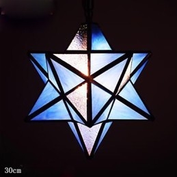 30CM Artístico Individualidade Criativa Varanda Moderna Estrelas Droplight Lâmpada
