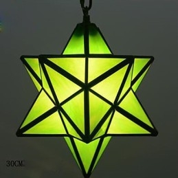 30CM Artístico Individualidade Criativa Varanda Moderna Estrelas Droplight Lâmpada