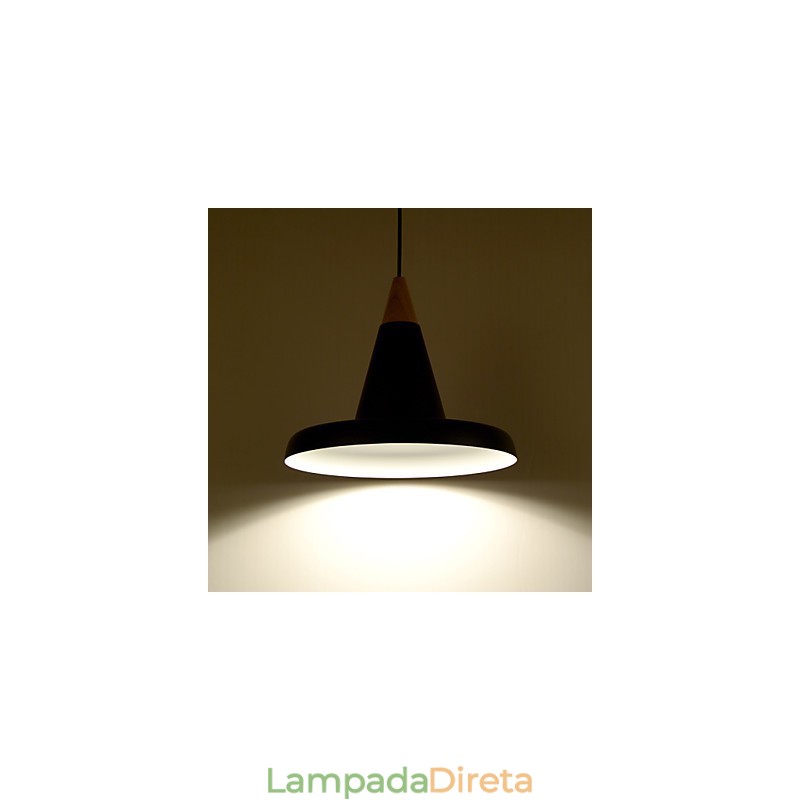 Luminárias pendentes modernas contemporâneas de metal