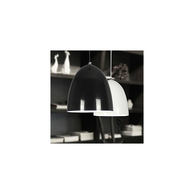 Luminária pendente de metal com pintura contemporânea moderna