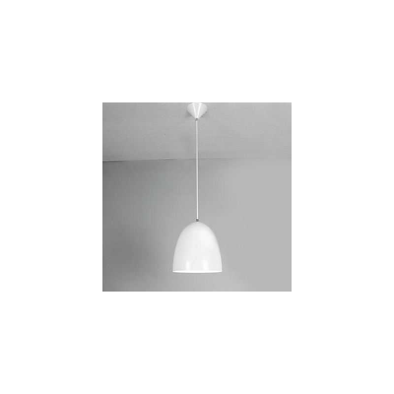 Luminária pendente de metal com pintura contemporânea moderna