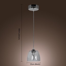 Luminária pendente moderna com design simples