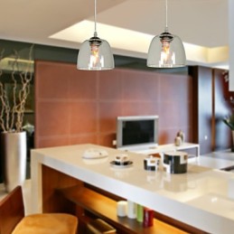 Luminária pendente moderna com design simples