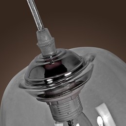Luminária pendente moderna com design simples