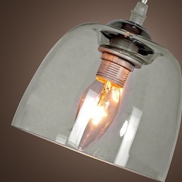 Luminária pendente moderna com design simples