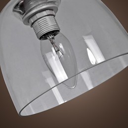 Luminária pendente moderna com design simples