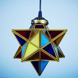 Individualidade artística criativa varanda moderna estrelas droplight lâmpada
