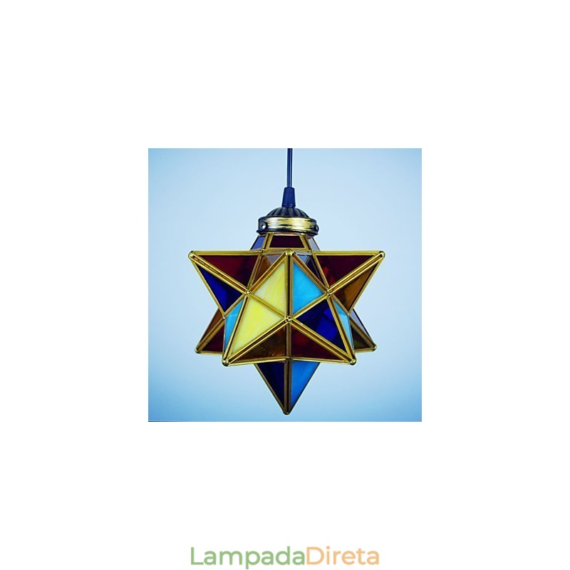 Individualidade artística criativa varanda moderna estrelas droplight lâmpada