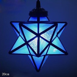 Individualidade artística criativa varanda moderna estrelas droplight lâmpada