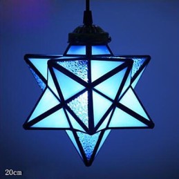 Individualidade artística criativa varanda moderna estrelas droplight lâmpada