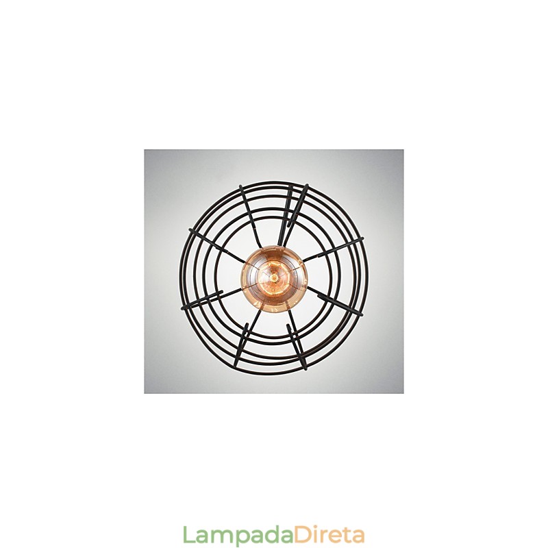 Edison Pendant Light Chandelier Gaiola de arame Pendurado Teto Abajur