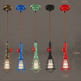 Luzes Pendentes Tradicionais Clássicas Vintage Retro Metal