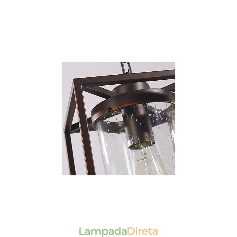 Tradicional clássico vintage lanterna mini estilo galvanizado pingente luz jantar