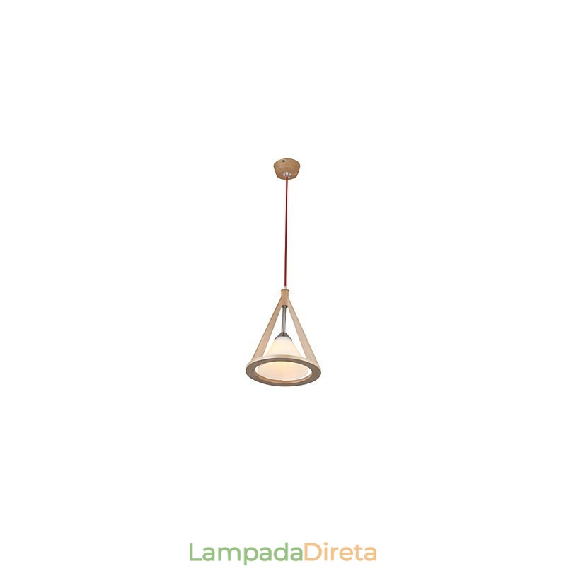 Lustre de madeira estilo designer lustre elegante estilo contemporâneo