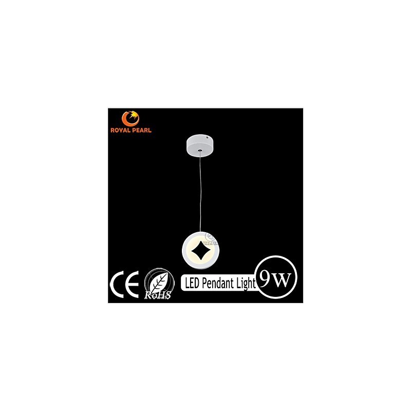 Luminária pendente delicada de acrílico 9W