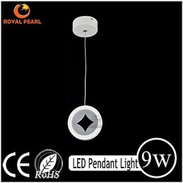 Luminária pendente delicada de acrílico 9W