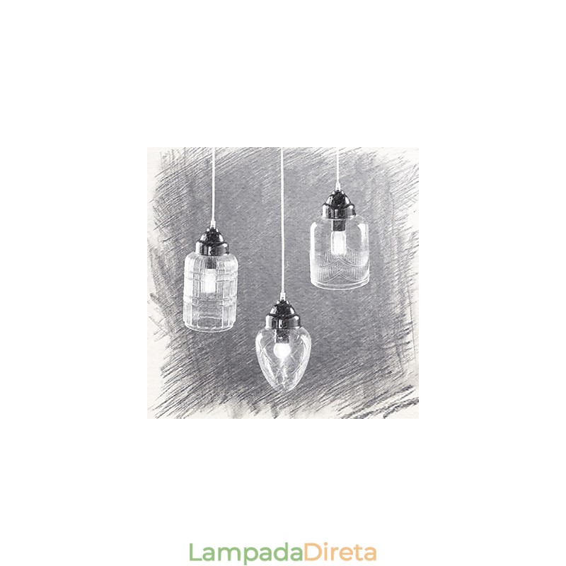 Moderno Contemporâneo Tradicional Clássico Vintage Lanterna Country Níquel Vidro Pingente Luz Jantar