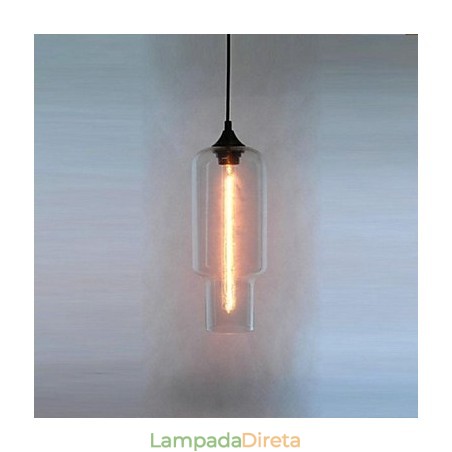 Luminária pendente de vidro moderna com design de bolha marrom Luminária pendente de vidro moderna com design de bolha marrom