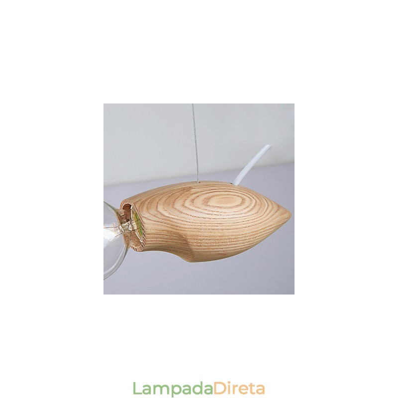 Individualidade artística Criativo Contratado Restaurando Formas Antigas de Abelhas de Madeira Lâmpada Droplight