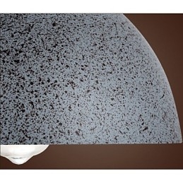 Luminária pendente vintage de metal com uma luz