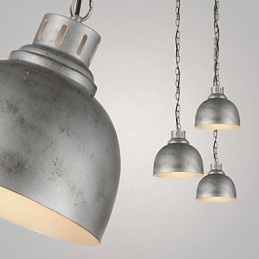 1 Luzes Pendentes Estilo Vintage Antigo Estilo Industrial Ferro Metais Drop Light