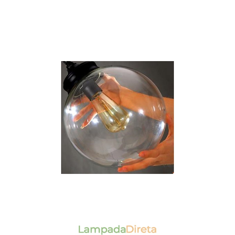 Lustre de vidro de bola contratada para uso doméstico Droplight