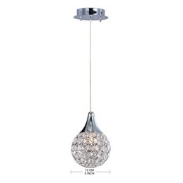 G9 Pendente Cristal Moderno Contemporâneo Metal