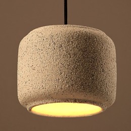 Nordic Creative Arts A cor da areia cerâmica lustre lâmpada luz
