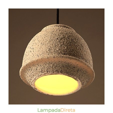 Nordic Creative Arts A cor da areia cerâmica lustre lâmpada luz Nordic Creative Arts A cor da areia cerâmica lustre lâmpada luz