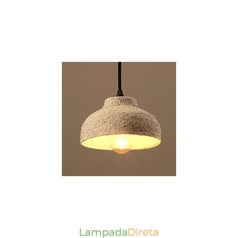 Nordic Creative Arts A cor da areia cerâmica lustre lâmpada luz