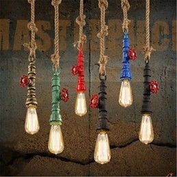 Luzes Pendentes Tradicionais Clássicas Vintage Retro Metal