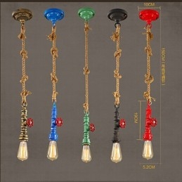 Luzes Pendentes Tradicionais Clássicas Vintage Retro Metal