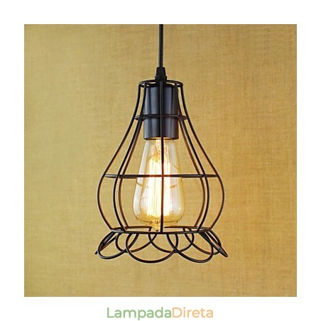 Luzes Pendentes Tradicionais Clássico Vintage Retro Country Garagem Metal Luzes Pendentes Tradicionais Clássico Vintage Retro Country Garagem Metal