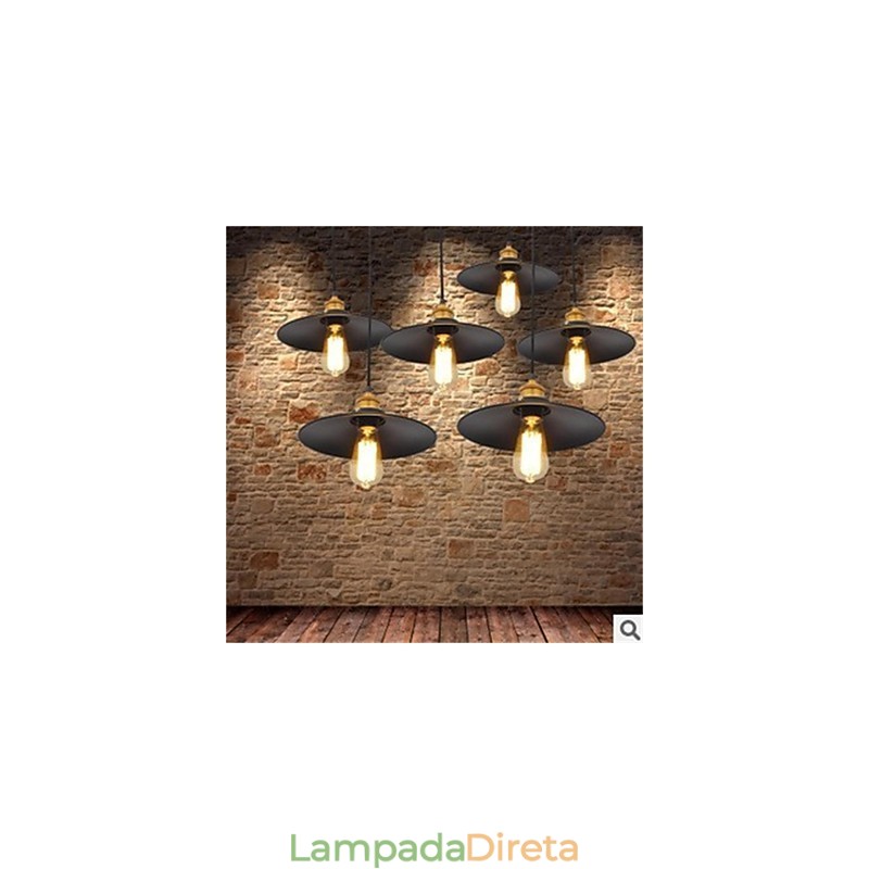 O lustre de ferro retrô minimalista americano 1